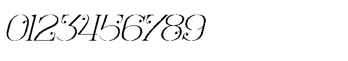 Foilathe Italic Font OTHER CHARS