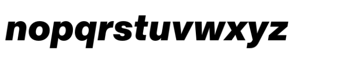 Fold Grotesque Black Italic Font LOWERCASE