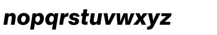 Fold Grotesque Hv Italic Font LOWERCASE