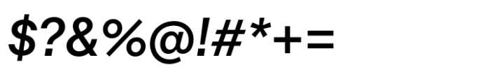 Fold Grotesque Md Italic Font OTHER CHARS
