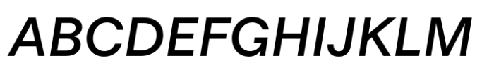 Fold Grotesque Md Italic Font UPPERCASE