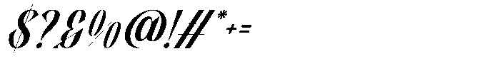 Folden FOLDEN Italic Font OTHER CHARS
