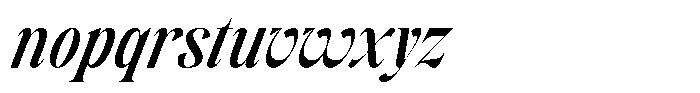 Folden FOLDEN Italic Font LOWERCASE