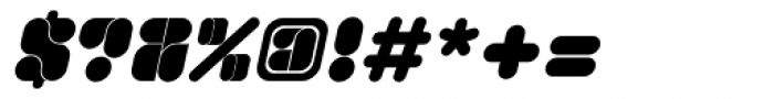 Foldron Italic Font OTHER CHARS