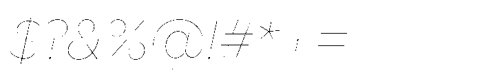 Foliant Sans Air Italic Font OTHER CHARS