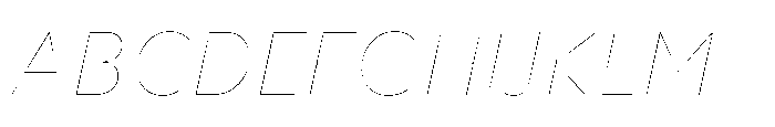 Foliant Sans Air Italic Font UPPERCASE