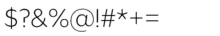 Foliant Sans Light Font OTHER CHARS
