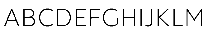 Foliant Sans Light Font UPPERCASE