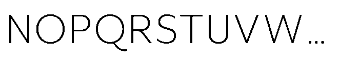 Foliant Sans Light Font UPPERCASE
