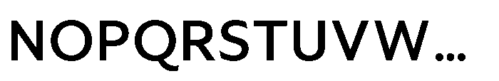 Foliant Sans Medium Font UPPERCASE