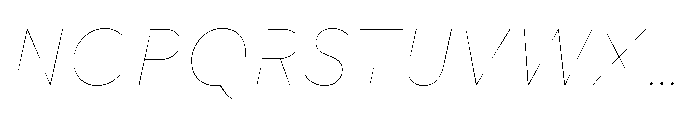 Foliant Sans Modern Air Italic Font UPPERCASE