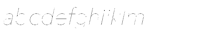 Foliant Sans Modern Air Italic FONT