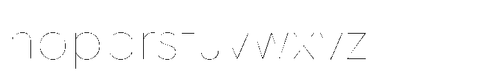 Foliant Sans Modern Air Font LOWERCASE