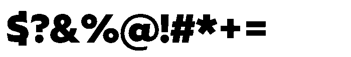 Foliant Sans Modern Black Font OTHER CHARS