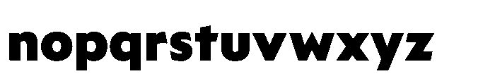 Foliant Sans Modern Black Font LOWERCASE