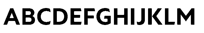 Foliant Sans Modern Bold Font UPPERCASE