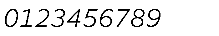 Foliant Sans Modern Book Italic Font OTHER CHARS