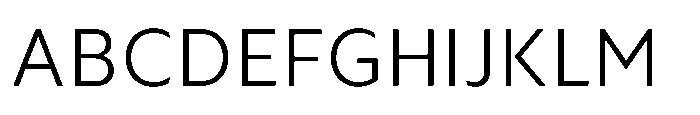 Foliant Sans Modern Book Font UPPERCASE