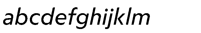 Foliant Sans Modern Italic FONT
