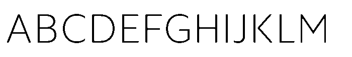 Foliant Sans Modern Light Font UPPERCASE