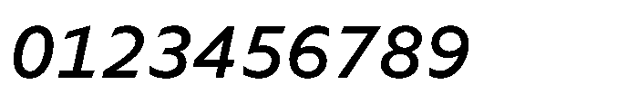 Foliant Sans Modern Medium Italic Font OTHER CHARS