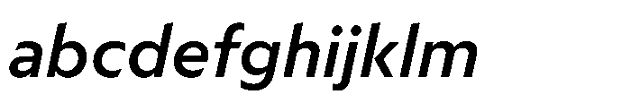 Foliant Sans Modern Medium Italic FONT