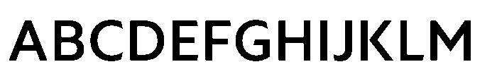 Foliant Sans Modern Medium Font UPPERCASE