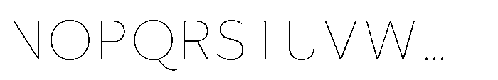 Foliant Sans Modern Thin Font UPPERCASE