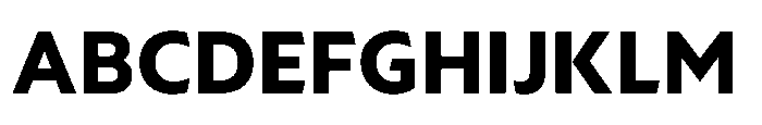 Foliant Sans Modern XBold Font UPPERCASE