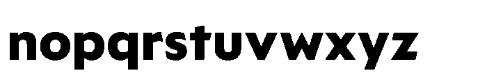 Foliant Sans Modern XBold Font LOWERCASE