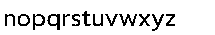Foliant Sans Regular Font LOWERCASE