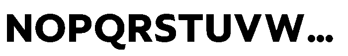Foliant Sans XBold Font UPPERCASE