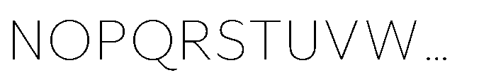 Foliant Sans XLight Font UPPERCASE
