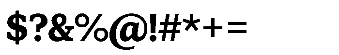 Foliant Serif Bold Font OTHER CHARS