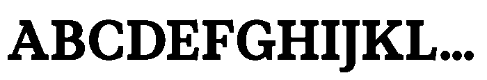 Foliant Serif Bold Font UPPERCASE