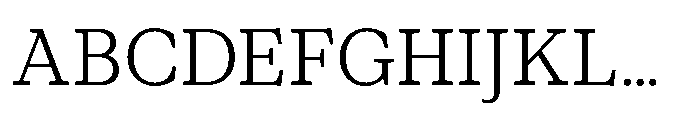 Foliant Serif Book Font UPPERCASE