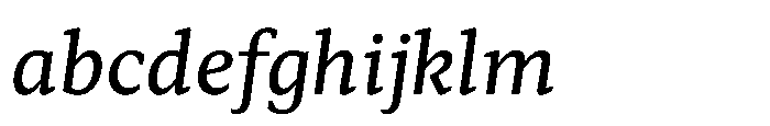 Foliant Serif Italic FONT