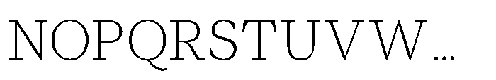 Foliant Serif Light Font UPPERCASE