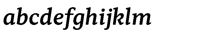 Foliant Serif Medium Italic FONT