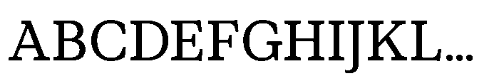 Foliant Serif Regular Font UPPERCASE
