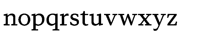 Foliant Serif Regular Font LOWERCASE