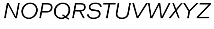 Folio Std Light Italic Font UPPERCASE