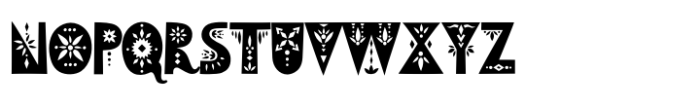 Folk Heritage Regular Font UPPERCASE