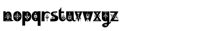 Folk Heritage Regular Font LOWERCASE
