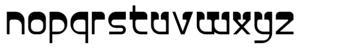 Folkloric Font LOWERCASE