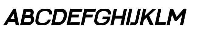 Folkmote Neue Extra Bold Italic Font UPPERCASE