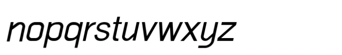 Folkmote Neue Thin Italic Font LOWERCASE