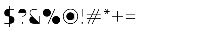 Fomalhaut Light Solid Font OTHER CHARS