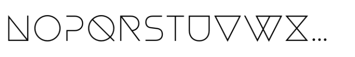 Fomalhaut Light Font UPPERCASE