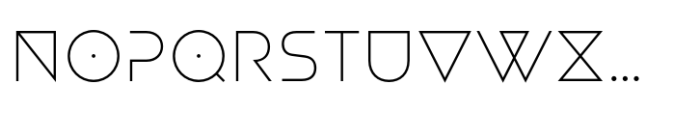 Fomalhaut Light Font LOWERCASE